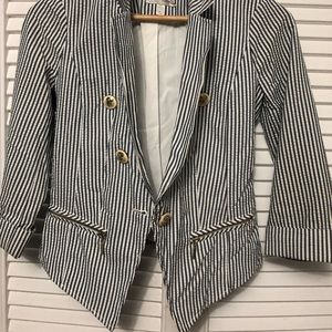 Seersucker  blazer from Dynamite